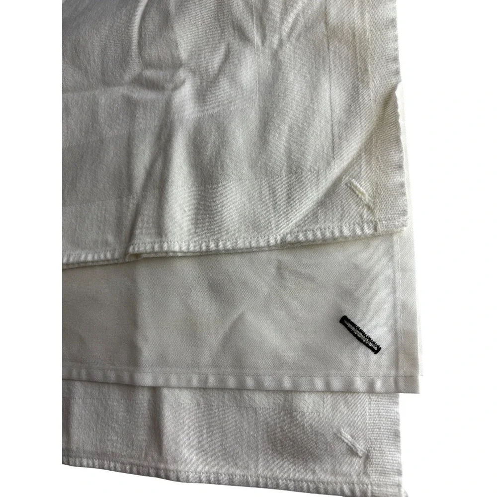 Medical button-on Cloth Napkins Set of 3 Soft‎ Cotton Dinner Napkins 20